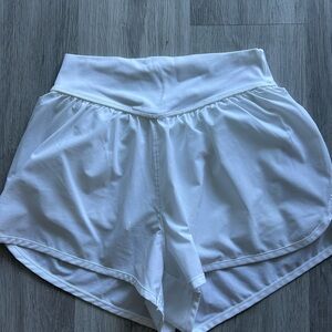 Aerie Women's White Athletic Shorts